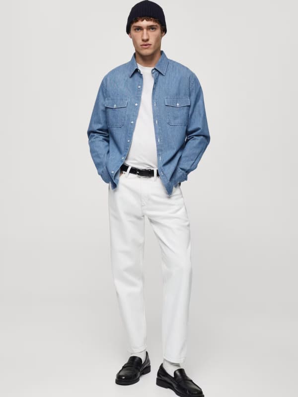 Buttoned cotton shirt
